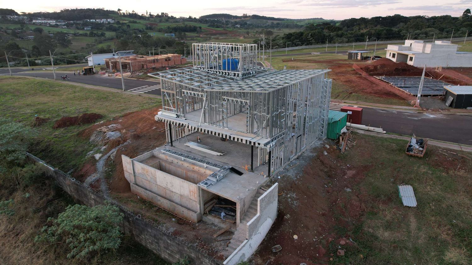 Estrutura em Light Steel Frame